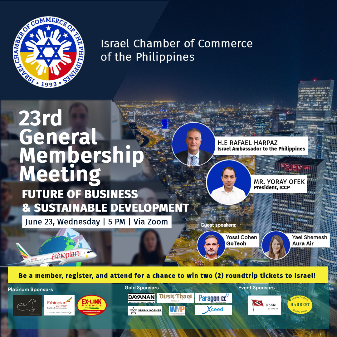 ICCP 23rd General Membership Meeting - June 23, 2021 - Israel Chamber